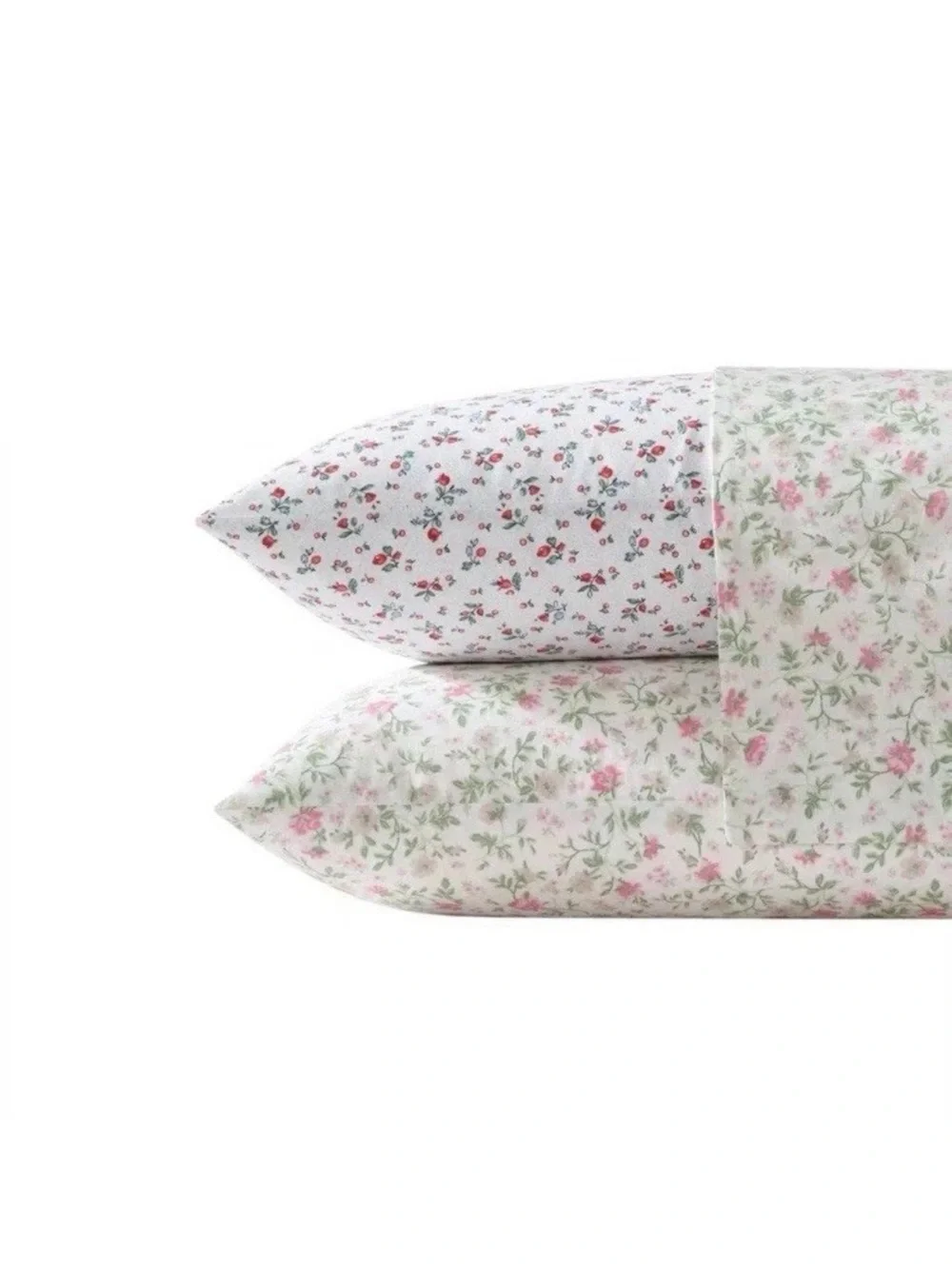 Laura Ashley ~ Twin ~ Bonnie Pink 3 Pc Sheet Set ~ 100% Cotton Percale